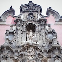 Fallen Angel fountain statue