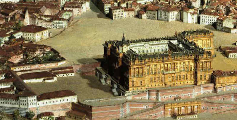 Painting of old Madrid