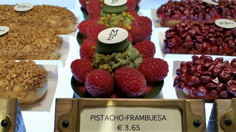 pistacho frambuesa