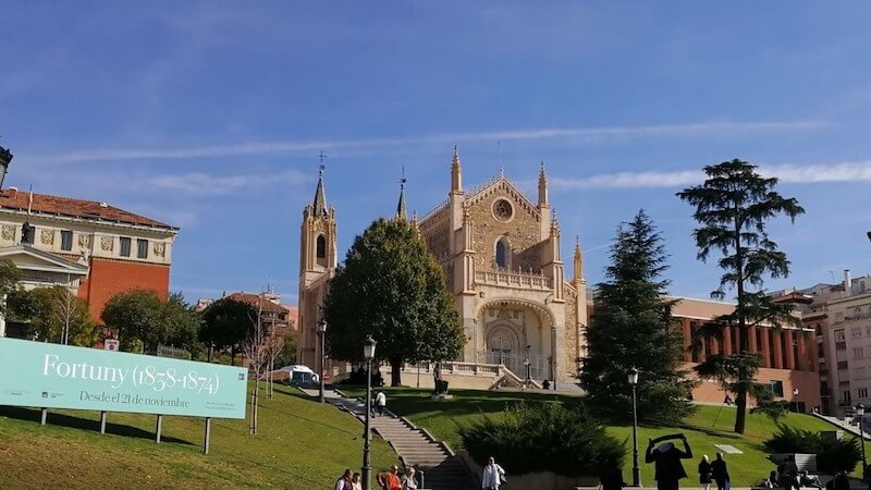outside prado museum