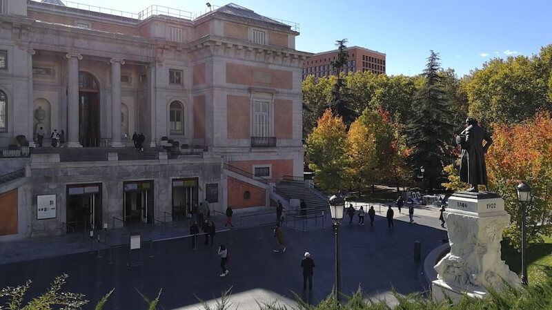 outside prado museum