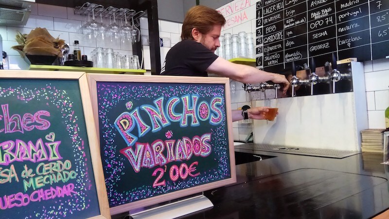 Local Madrid food bar